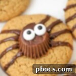 Keto Peanut Butter Spider Cookies