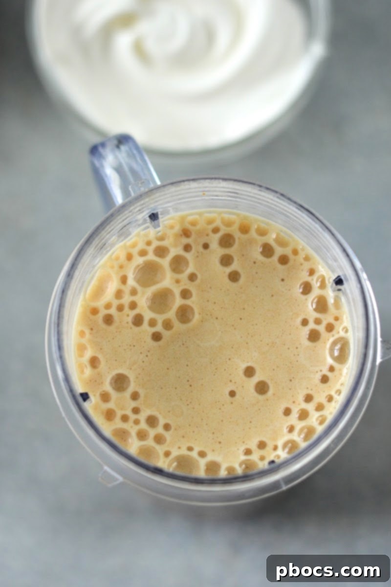 Brewed coffee ready for making Low-Carb Pumpkin Spice Latte