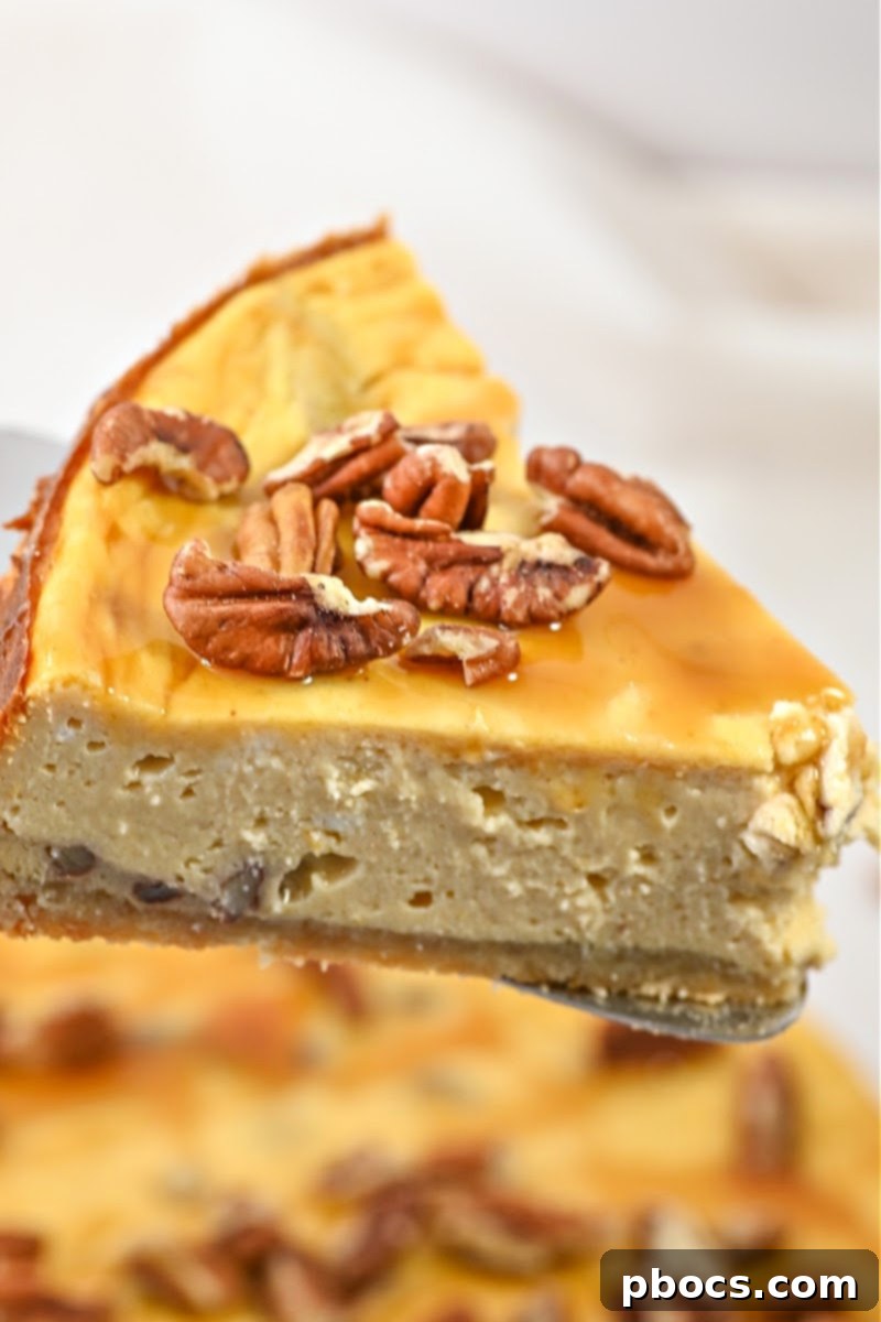 Low-Carb Pumpkin Pecan Cheesecake