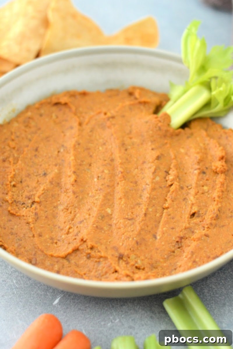 Creamy Keto Pumpkin Veggie Dip 6 Keto Pumpkin Veggie Dip in an airtight container for storage
