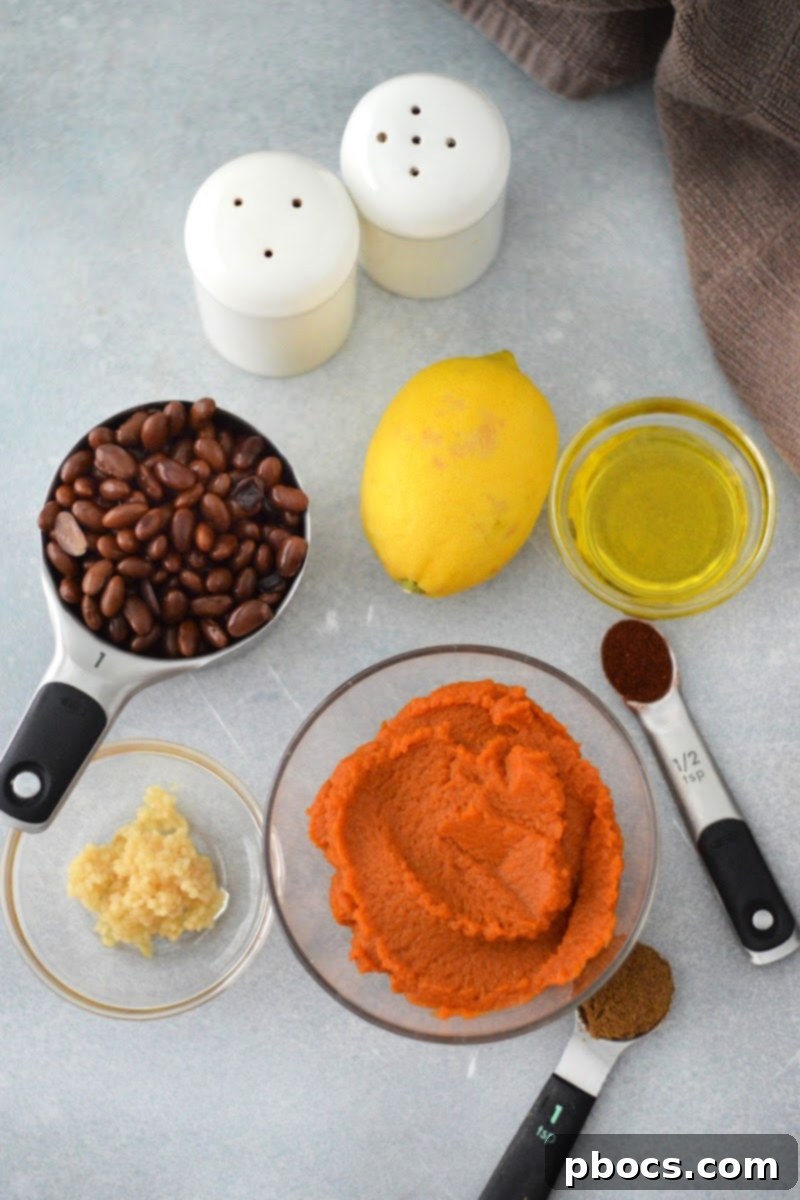 Creamy Keto Pumpkin Veggie Dip 7 Keto Pumpkin Veggie Dip Ingredients laid out