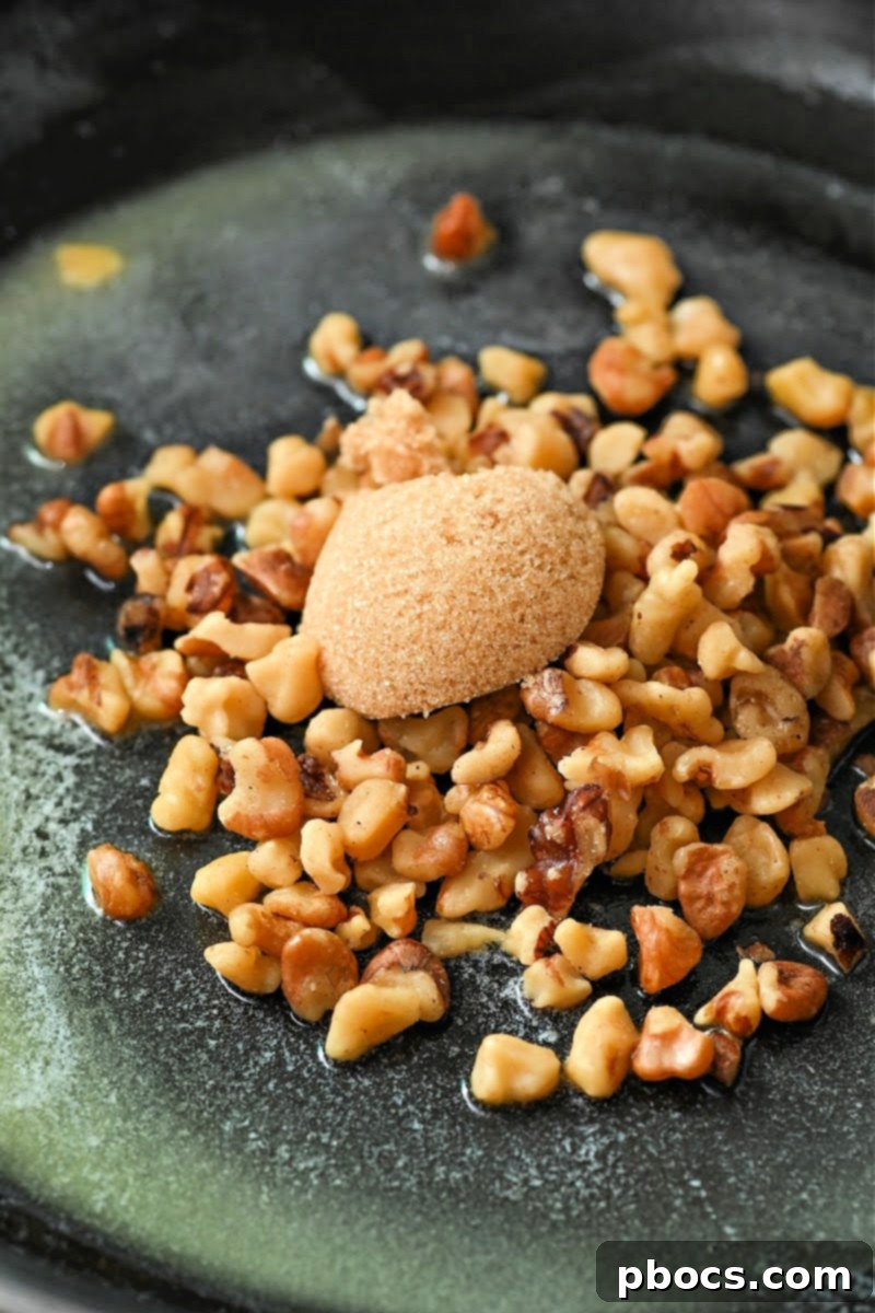 Making keto roasted walnuts