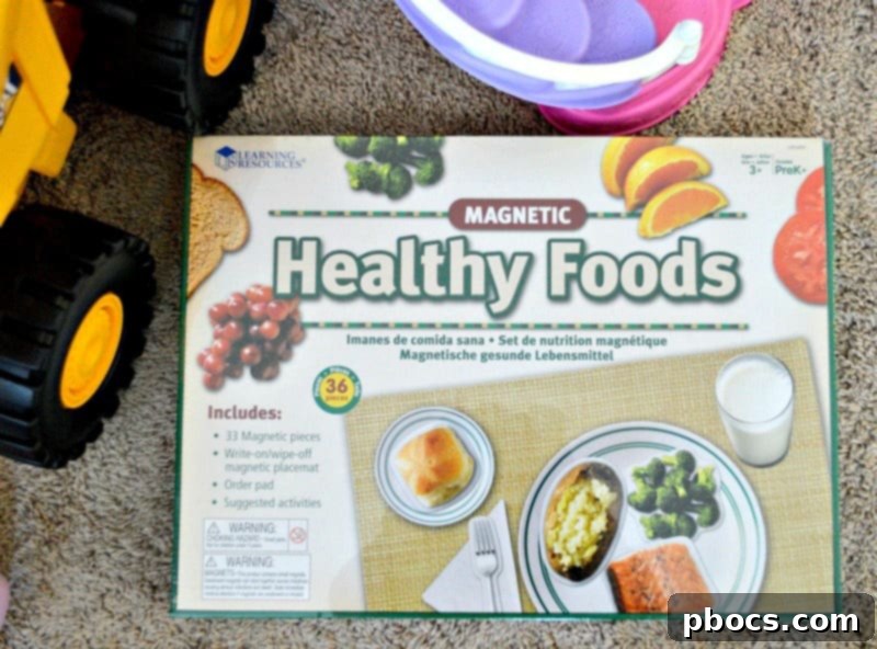 Learning Resources Healthy Foods Magnetic Set