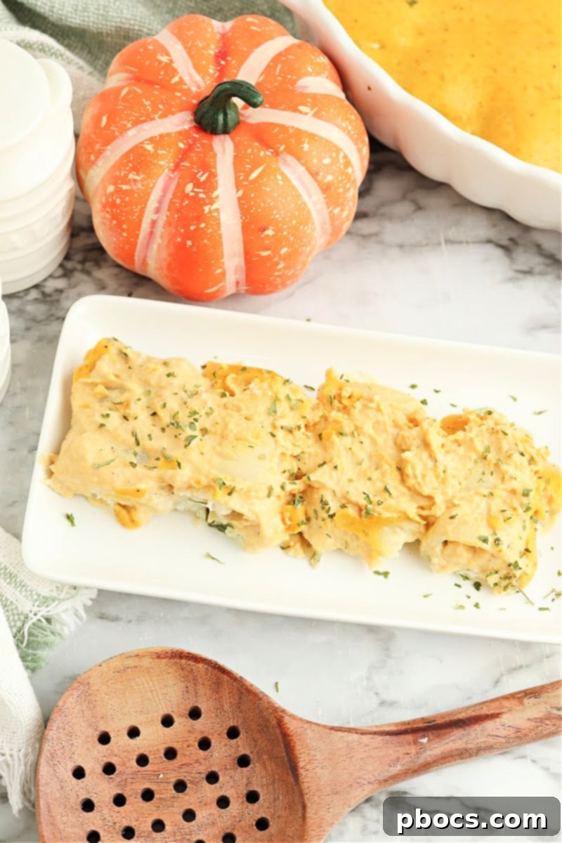 Creamy Keto Pumpkin Lasagna Spirals 2 Creamy Keto Pumpkin Lasagna Roll Ups with a Rich Sauce