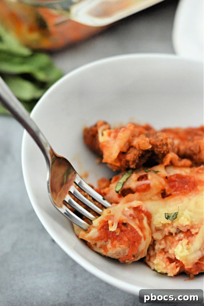 Keto Chicken Parmesan Nugget Bake 7 Keto Chicken Nugget Parmesan Casserole ready for serving or meal prepping