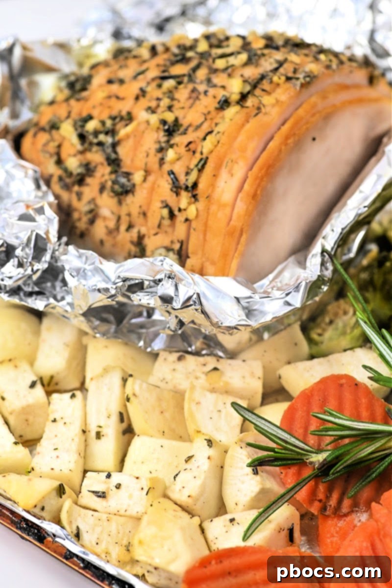 Sheet Pan Low-Carb Thanksgiving Feast 5 Butter and Herb Rubbed Turkey Breast for Sheet Pan Thanksgiving Meal