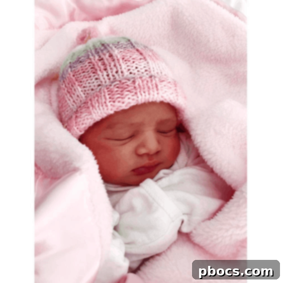 Newborn Lauren Mila sleeping soundly