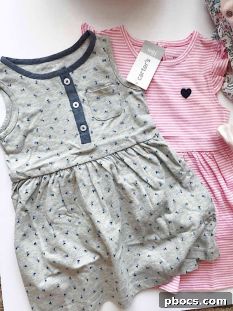 Fresh Finds: Carters Baby Girl Edition 5 Another lovely Carter's baby girl dress set, perfect for everyday wear or special occasions