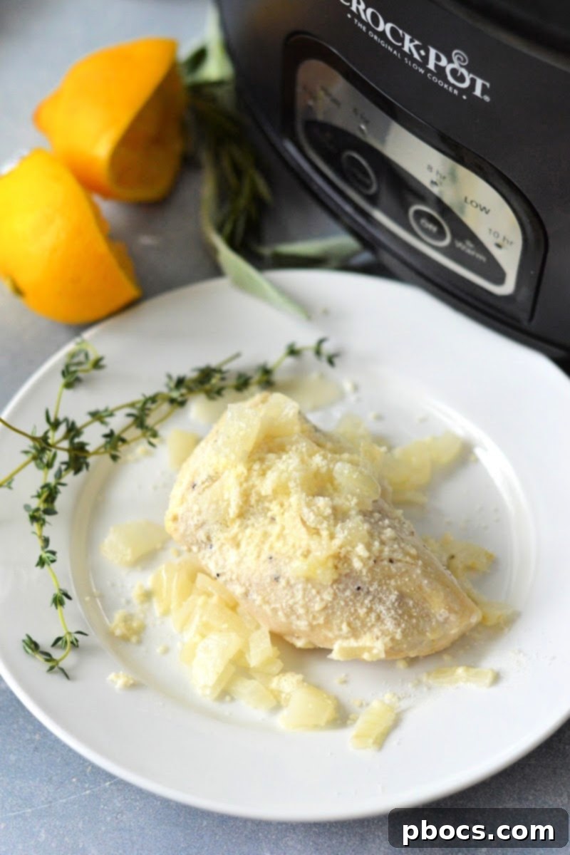 Slow Cooker Keto Chicken Braised in Wine and Herbs 3 Keto Slow Cooker Wine and Herb Chicken