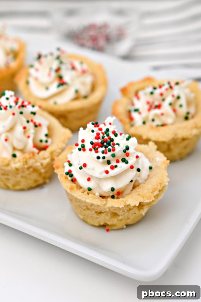 Stored Keto Christmas Cookie Cups in an airtight container