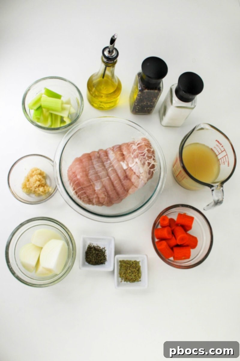 Low Carb Dutch Oven Turkey Breast Ingredients