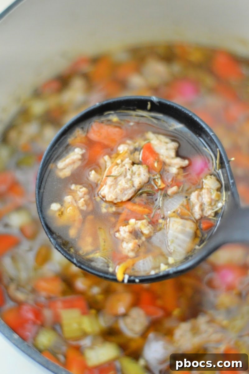 Variety of keto-friendly vegetables for soup preparation