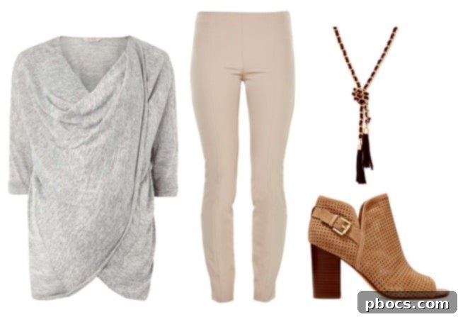 Woman wearing leggings and a vest