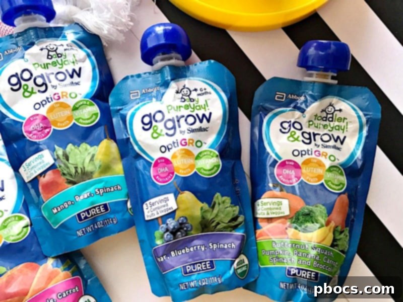 Fun & Nutritious Go & Grow Pouches by Similac