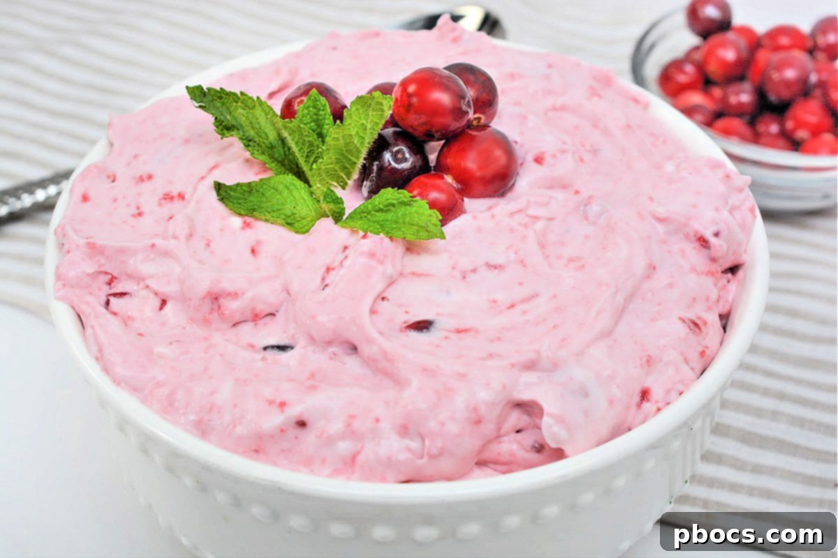 Mixing bowl with ingredients for low carb cranberry fluff