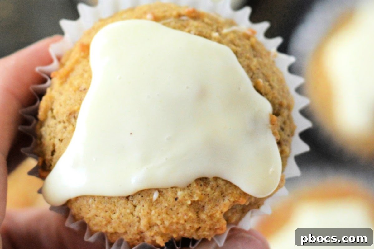 Spiced Keto Gingerbread Muffins with Creamy Icing 6 Platter of Keto Gingerbread Muffins with Icing