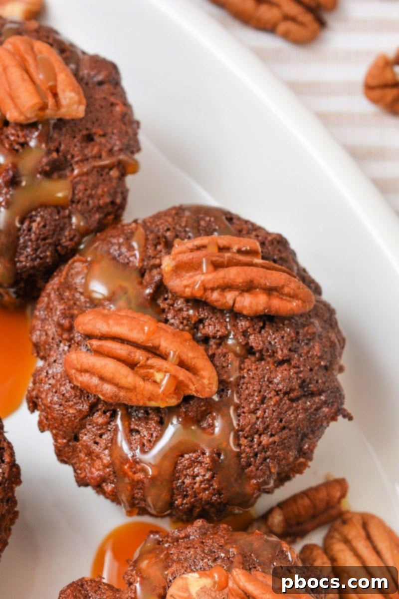 Delicious Keto Chocolate Pecan Pie Muffins