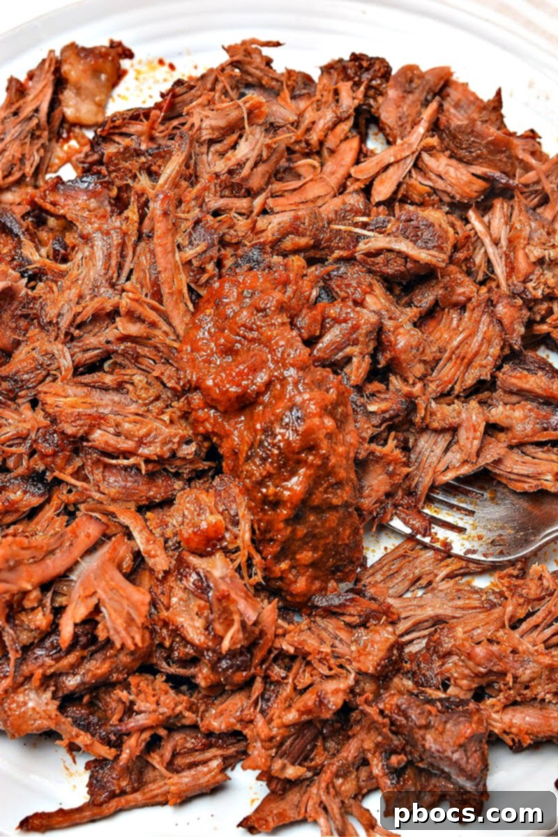 Savory Keto Birria Beef Tacos 17 Shredding Birria Beef