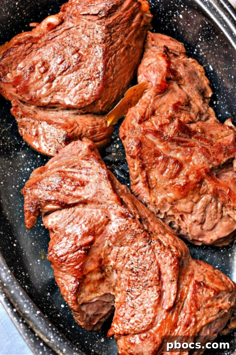 Savory Keto Birria Beef Tacos 10 Heating Olive Oil for Searing Beef