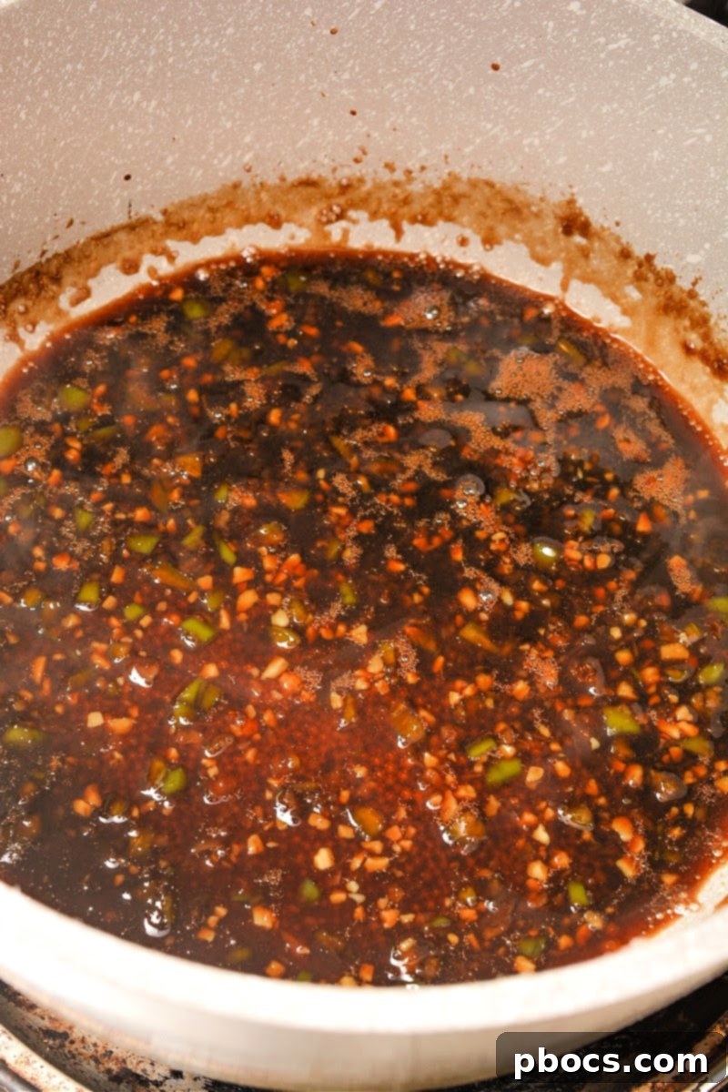 Keto Sweet Chili Chicken Delight 9 The sauce for the chicken