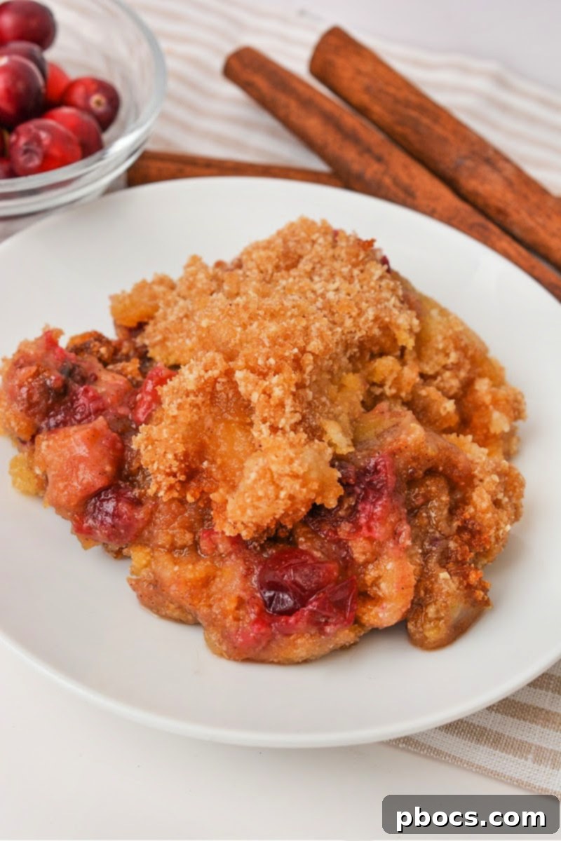 Yuletide Low-Carb Cranberry Apple Dump Cake 4 Low-Carb Cranberry Apple Christmas Dump Cake