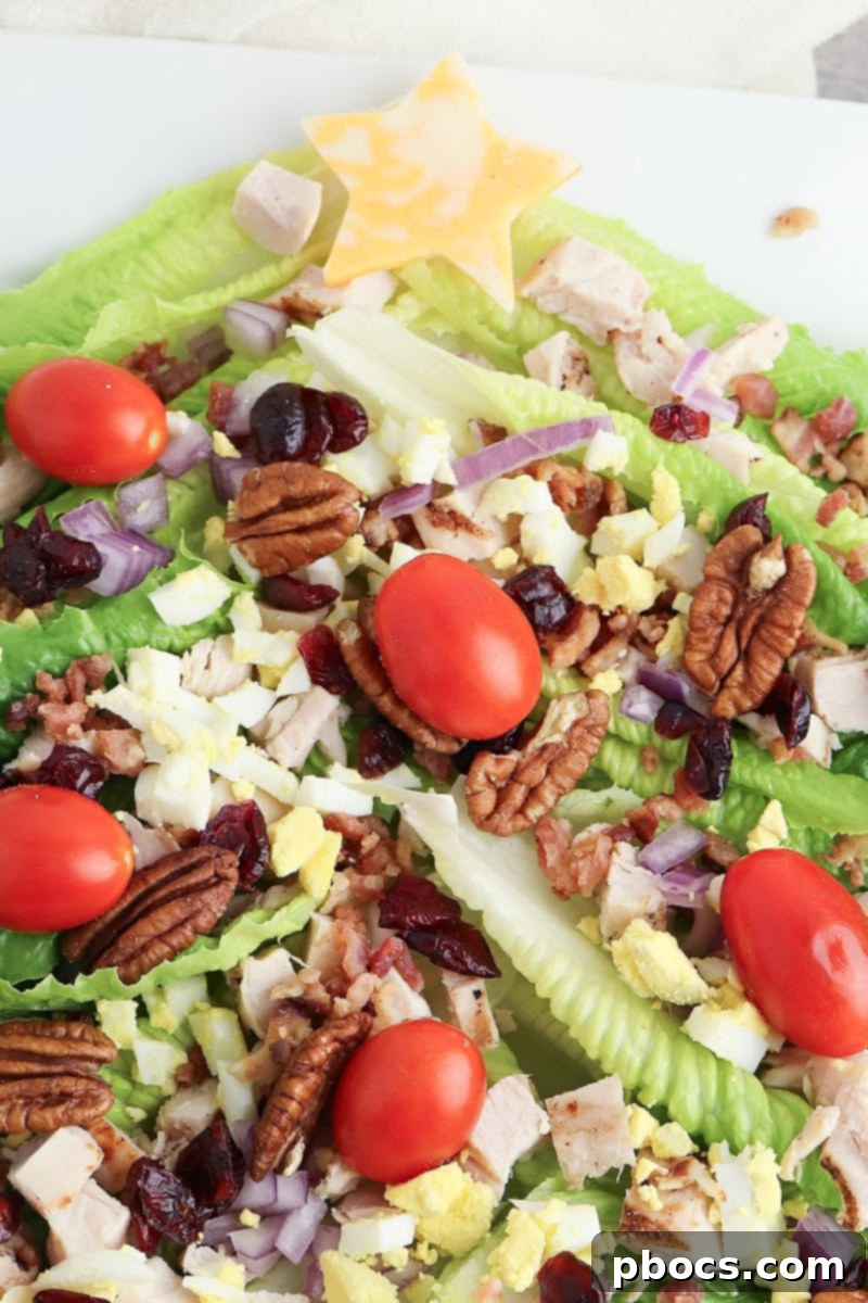 Low Carb Christmas Tree Salad