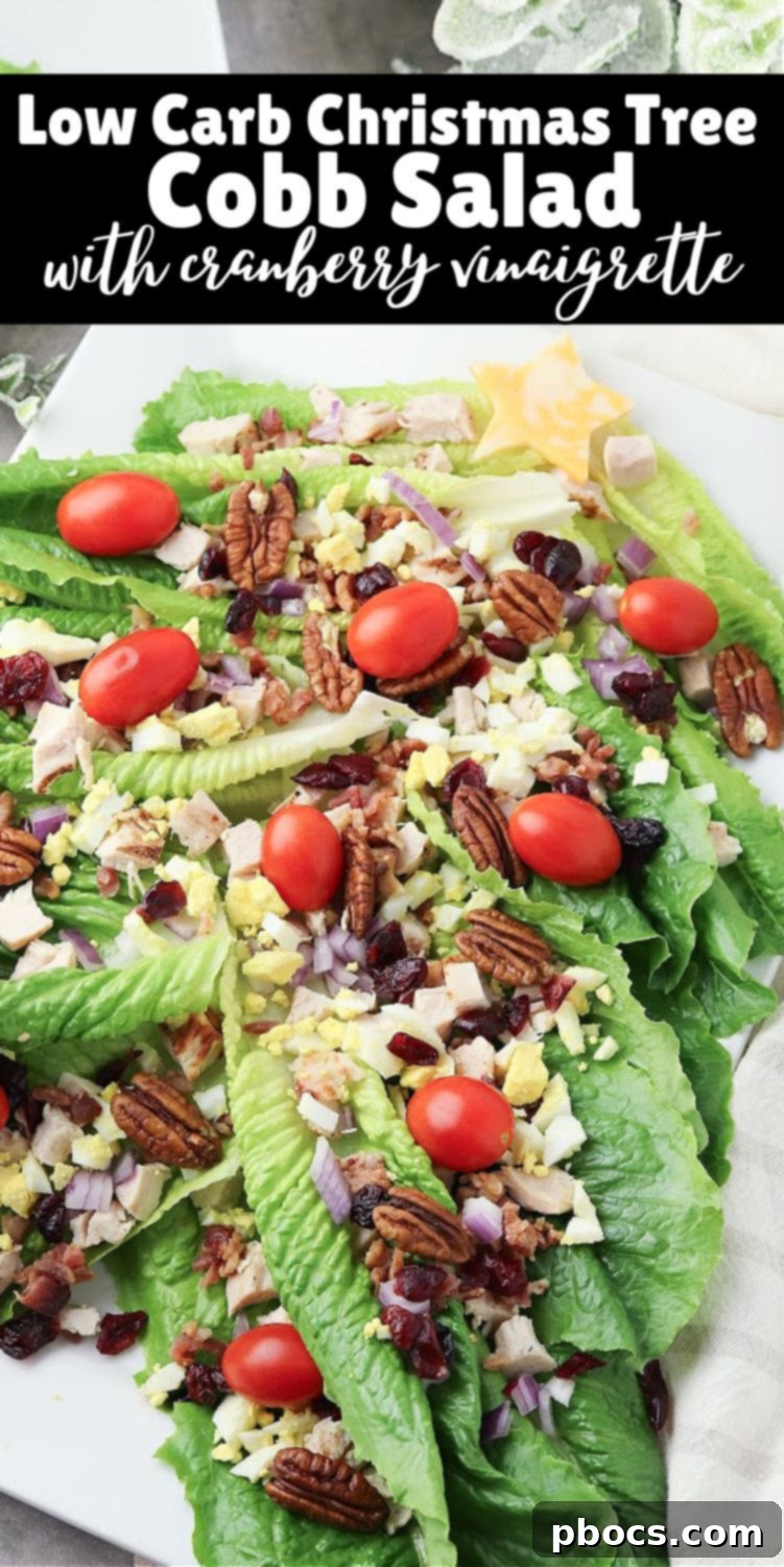 Low Carb Christmas Tree Salad