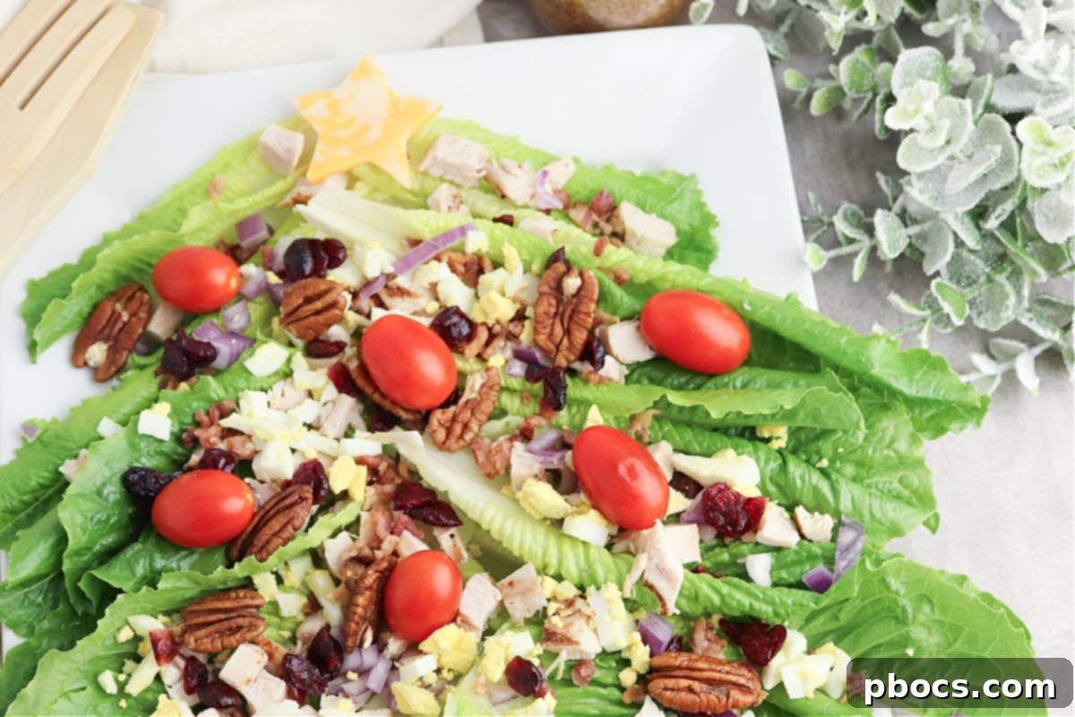 Low Carb Christmas Tree Salad