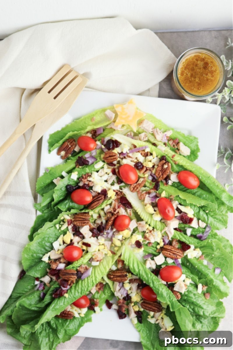 Low Carb Christmas Tree Salad