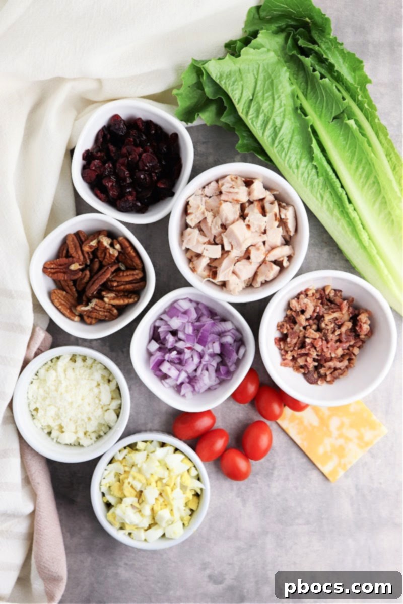 Low Carb Christmas Tree Salad Ingredients