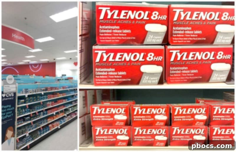 A collage featuring Tylenol product and family moments, emphasizing a balanced summer.