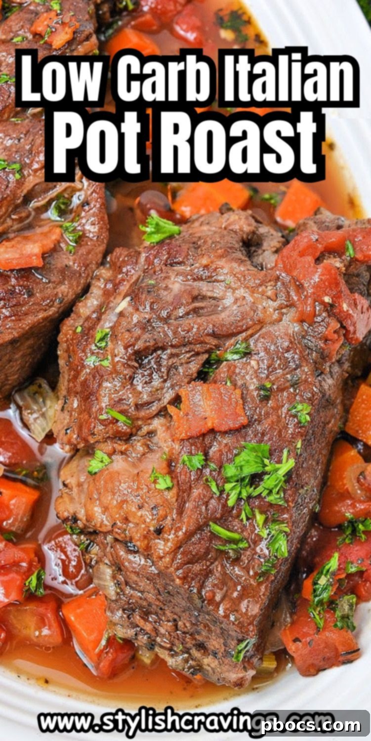 Keto Tuscan Pot Roast 13 Pin for later: Low-Carb Italian Pot Roast
