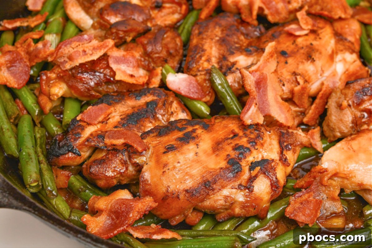 One-Pan Low-Carb Crack Chicken with Green Beans 6 Plated Keto Asian Teriyaki Chicken and Green Bean Skillet