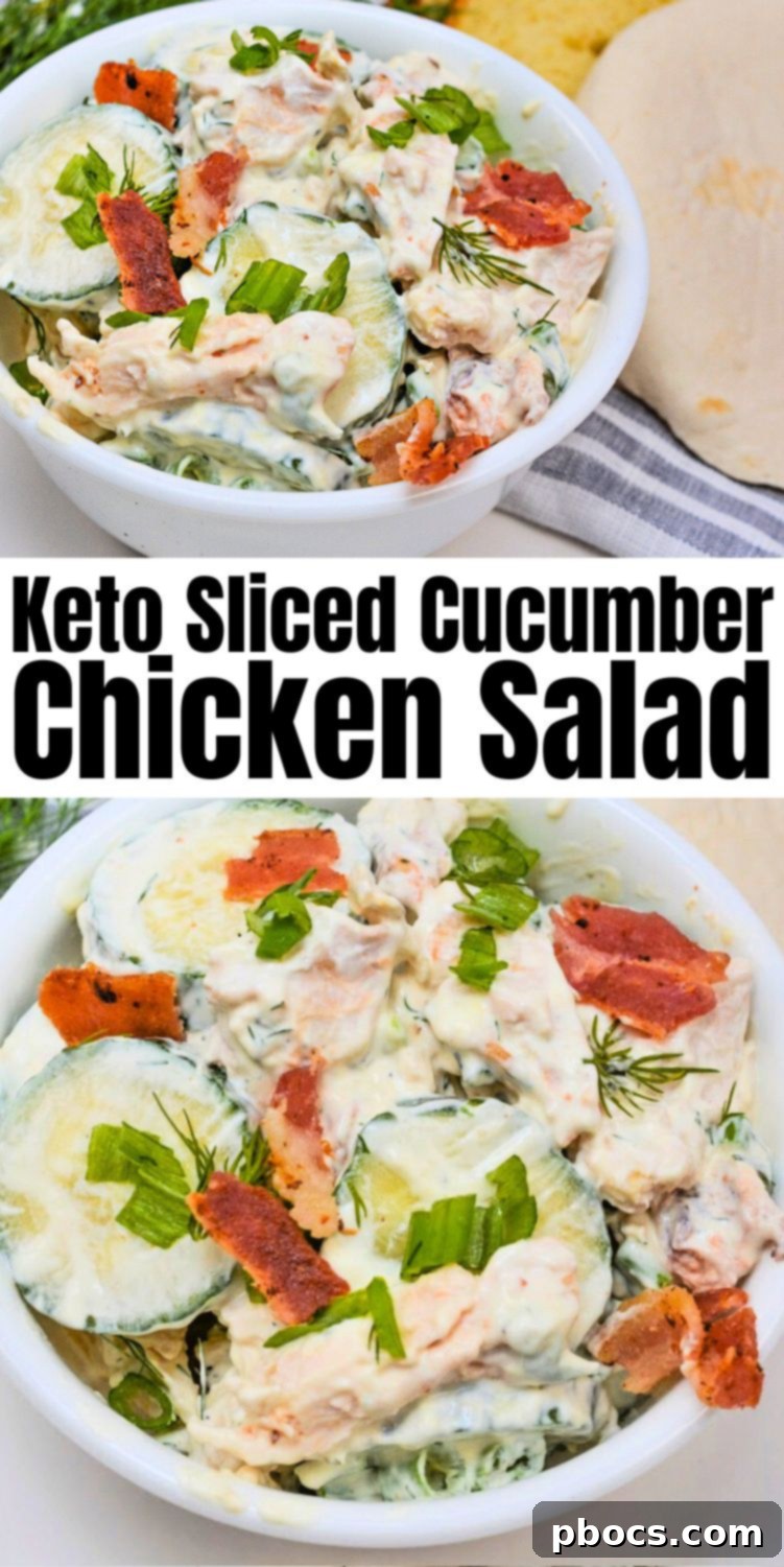Refreshing Keto Chicken & Cucumber Salad 11 Keto Sliced Cucumber Chicken Salad