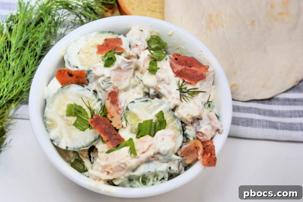 Refreshing Keto Chicken & Cucumber Salad 4 Keto Sliced Cucumber Chicken Salad
