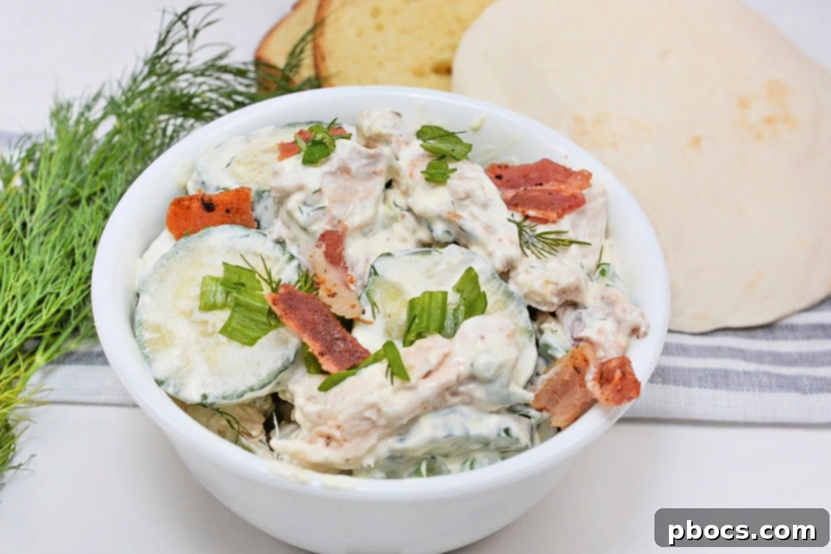 Refreshing Keto Chicken & Cucumber Salad 10 Keto Sliced Cucumber Chicken Salad