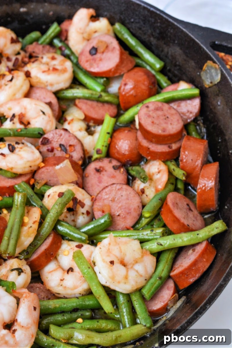 Sweet and Sticky Low-Carb Honey Garlic Shrimp and Sausage 7 Low Carb Honey Garlic Shrimp and Sausage
