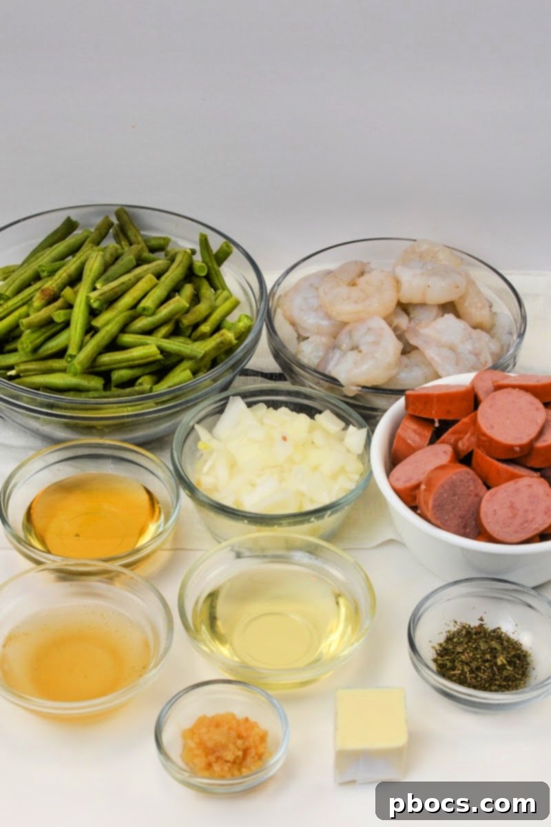 Sweet and Sticky Low-Carb Honey Garlic Shrimp and Sausage 8 Low Carb Honey Garlic Shrimp and Sausage Ingredients