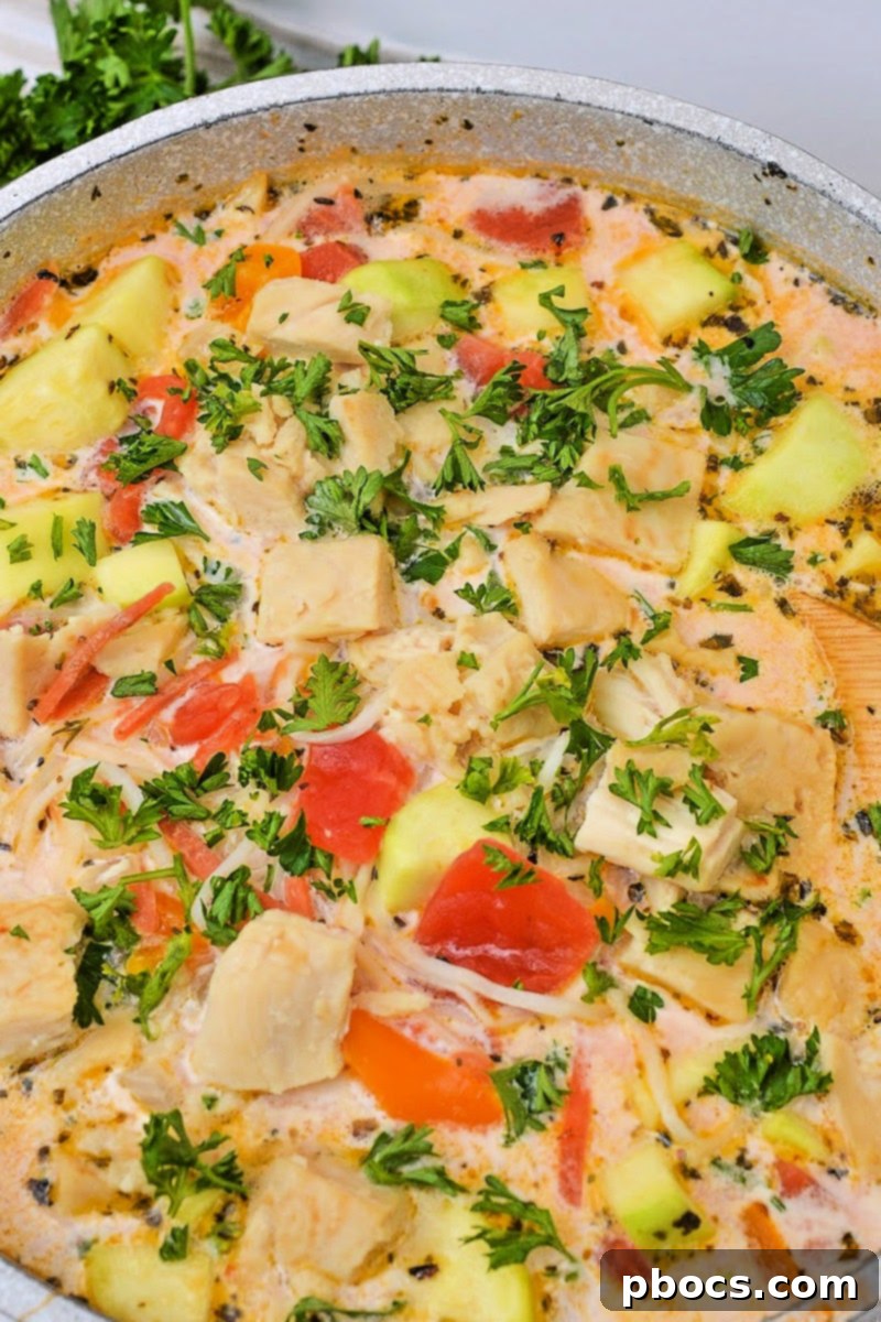 Low-Carb Italian Zucchini Bliss 2 Low-Carb Creamy Italian Zucchini Soup - A comforting and nutritious keto-friendly meal.