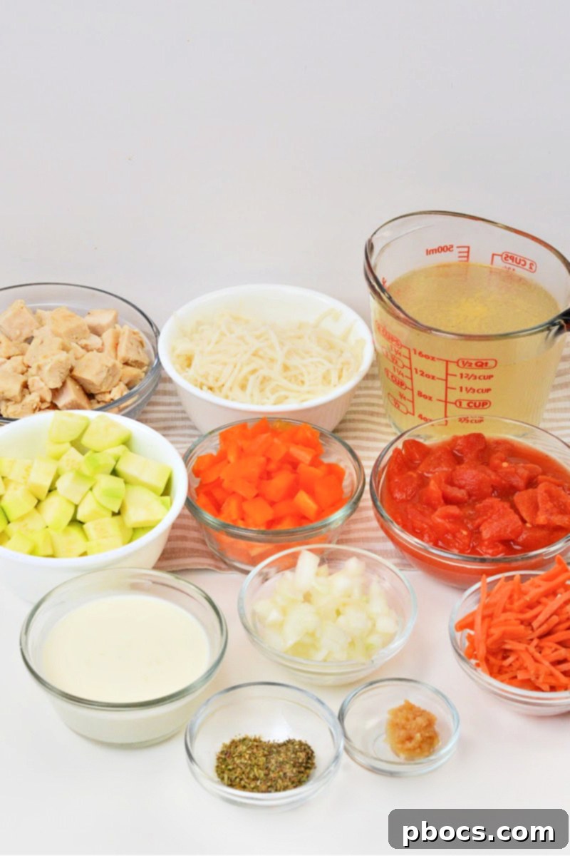 Low-Carb Italian Zucchini Bliss 4 Close-up of a bowl of creamy Italian zucchini soup, garnished with fresh herbs.
