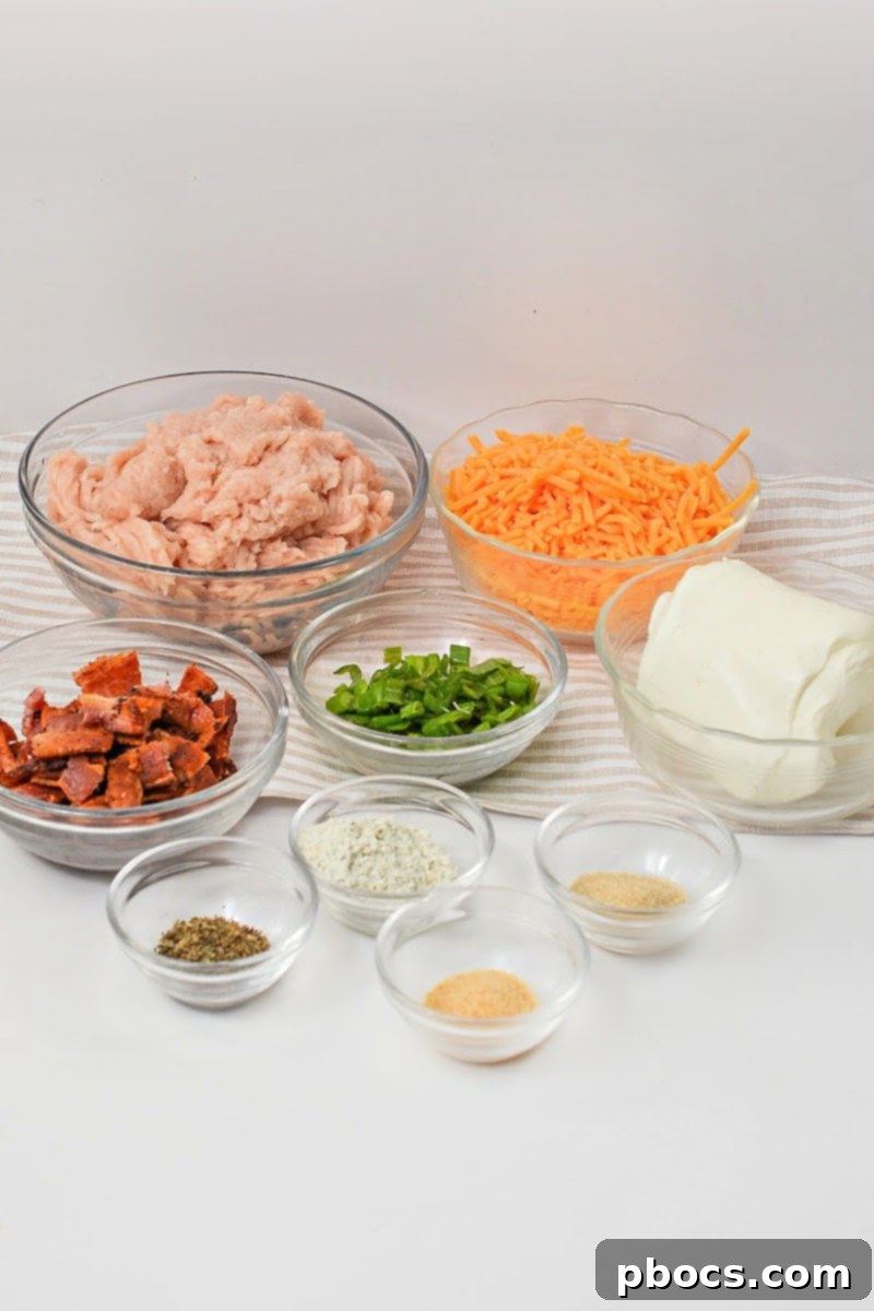 Keto Cheesy Ranch Chicken Pockets 4 Assembling Keto Crack Chicken Hot Pockets: the creamy crack chicken filling is generously placed on one half of a flattened ground chicken patty