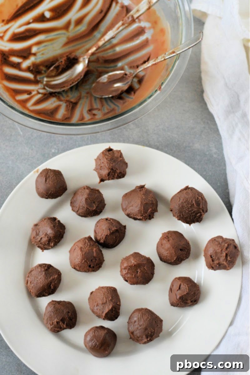 Decadent Keto Truffles 12 Keto chocolate truffles without toppings