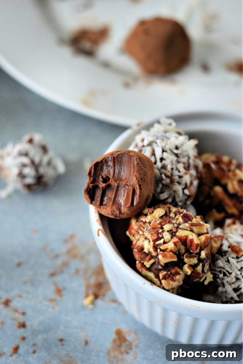 Decadent Keto Truffles 5 Keto Truffles - ready to eat