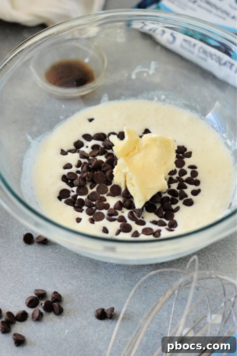 Decadent Keto Truffles 10 Melting keto chocolate chips