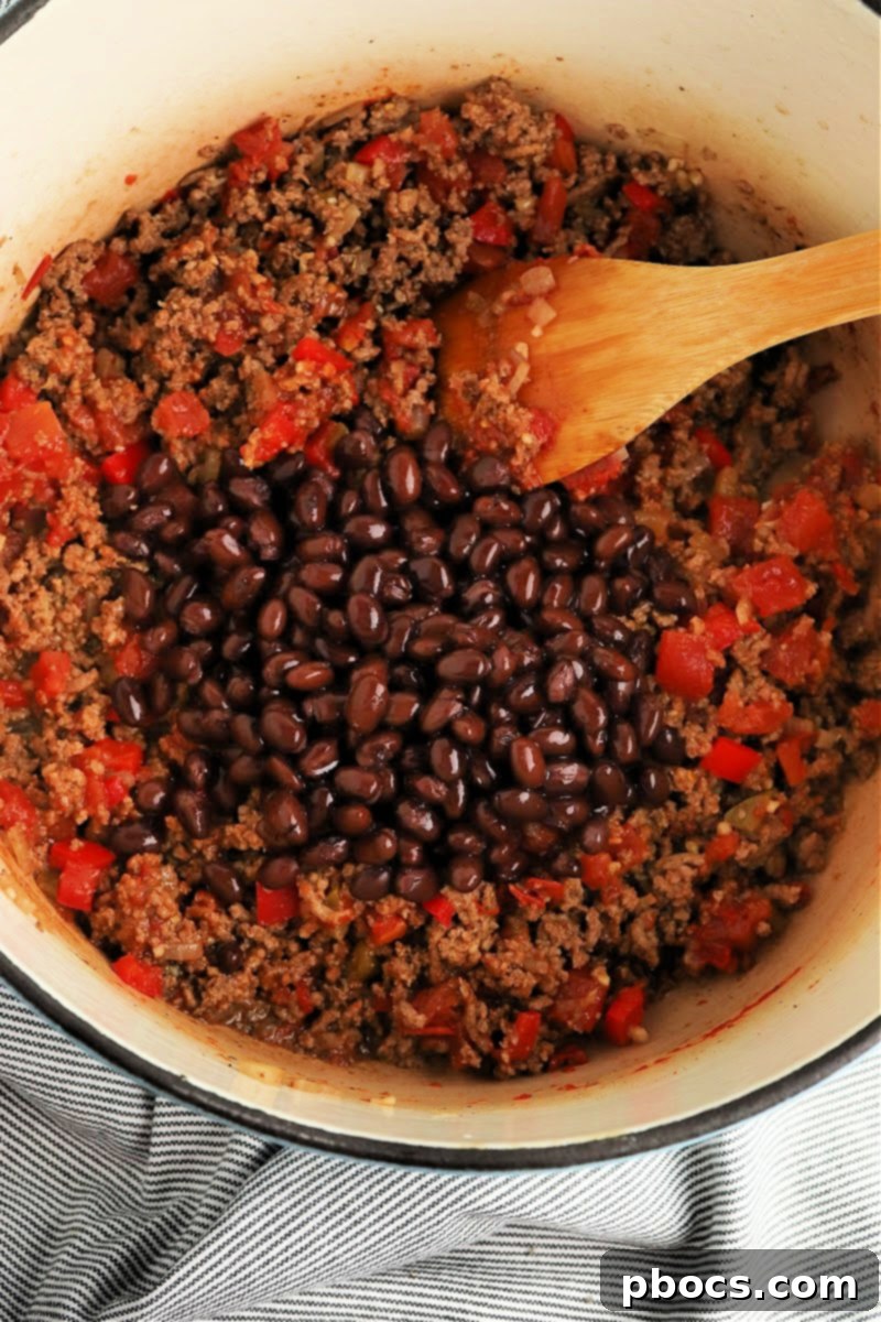 Adding black soy beans