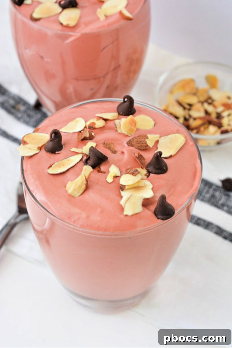 Low Carb Cherry Chocolate Cheesecake Fluff