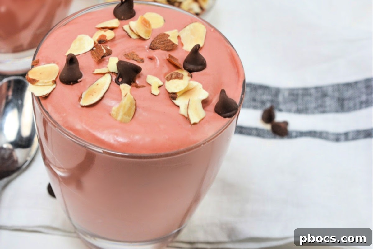 Low Carb Cherry Chocolate Cheesecake Fluff