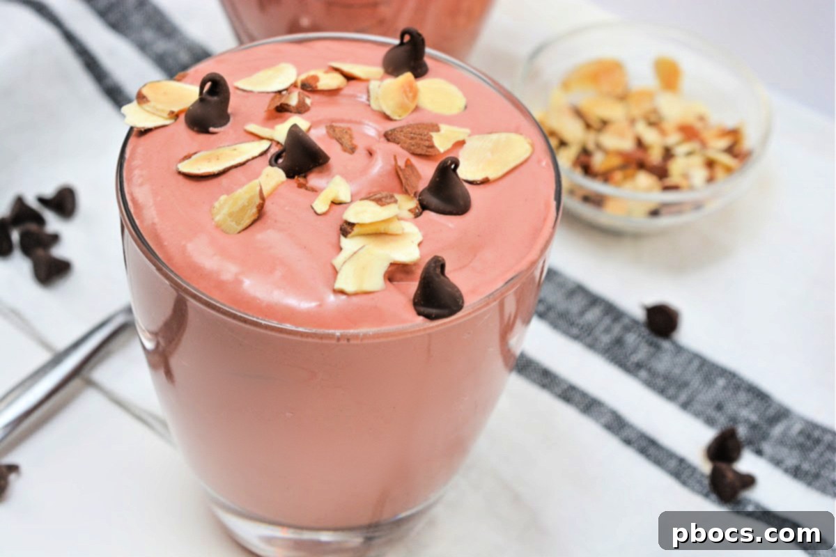 Low Carb Cherry Chocolate Cheesecake Fluff