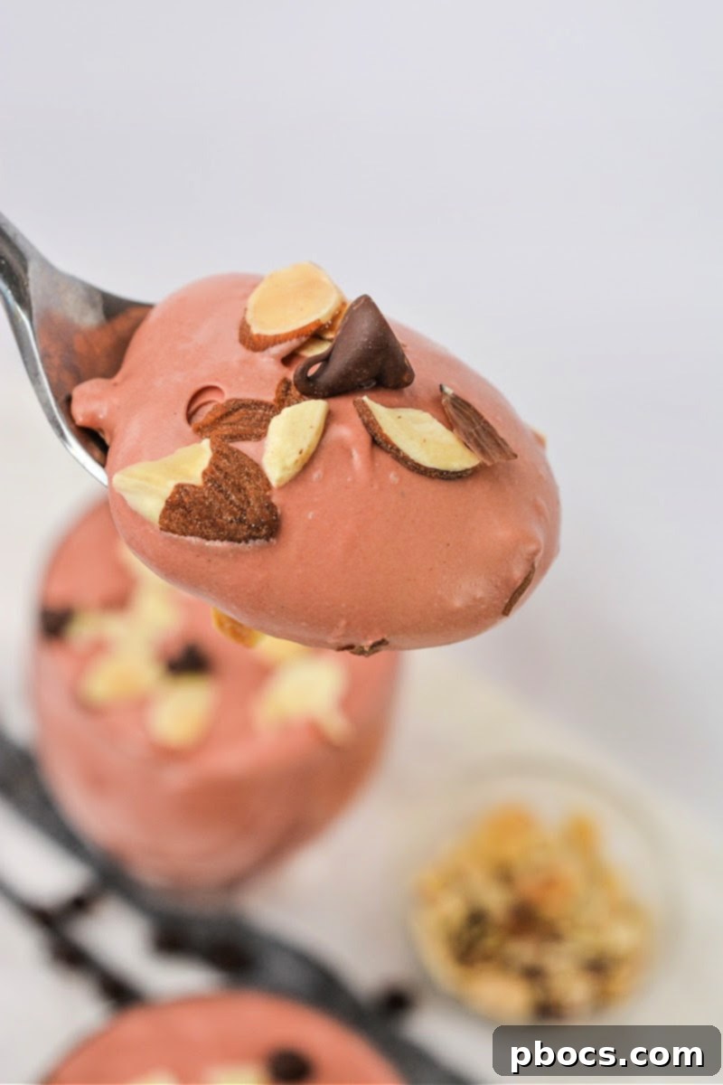 Low Carb Cherry Chocolate Cheesecake Fluff