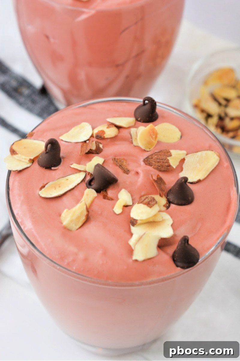 Low Carb Cherry Chocolate Cheesecake Fluff